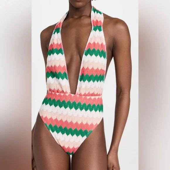 NWT Montce PB Tropez Hybrid One-Piece Swimsuit - Picture 1 of 7